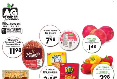 AG Foods Flyer September 29 to October 5