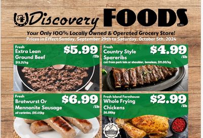 Discovery Foods Flyer September 29 to October 5