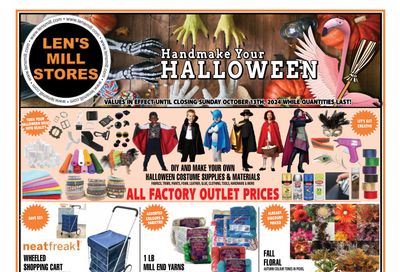 Len's Mill Stores Flyer September 30 to October 13