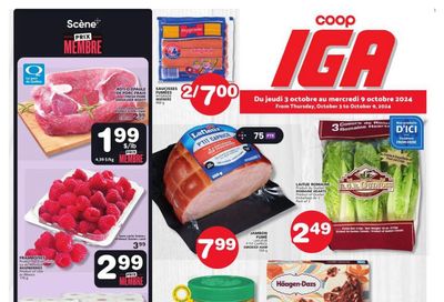 Coop IGA Flyer October 3 to 9