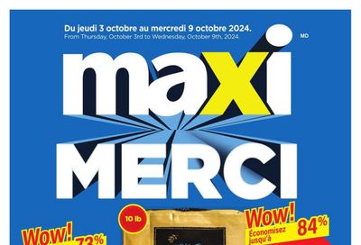 Maxi Flyer October 3 to 9