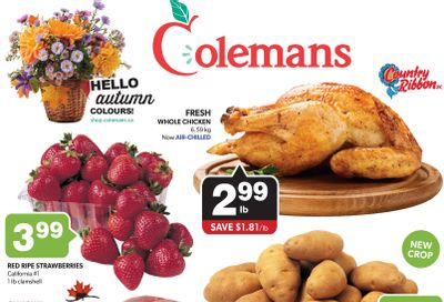 Coleman's Flyer October 3 to 9