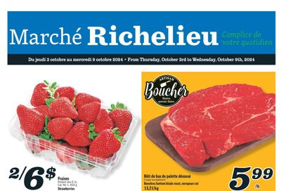 Marche Richelieu Flyer October 3 to 9