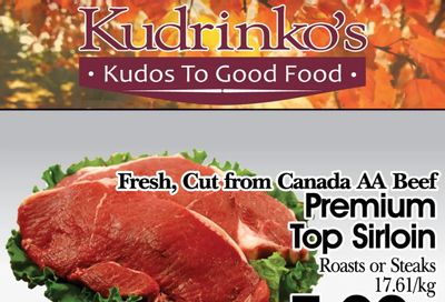 Kudrinko's Flyer October 1 to 14