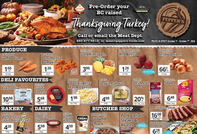 Pepper's Foods Flyer October 1 to 7