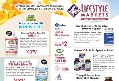 Lifestyle Markets Flyer September 26 to October 27