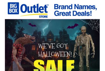 Big Box Outlet Store Flyer October 2 to 8