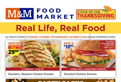 M&M Food Market (Atlantic & West) Flyer October 3 to 9