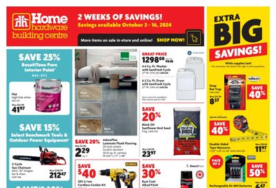 Home Hardware Building Centre (ON) Flyer October 3 to 16