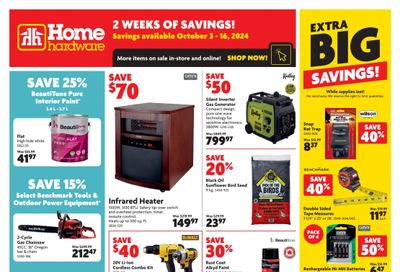 Home Hardware (ON) Flyer October 3 to 16