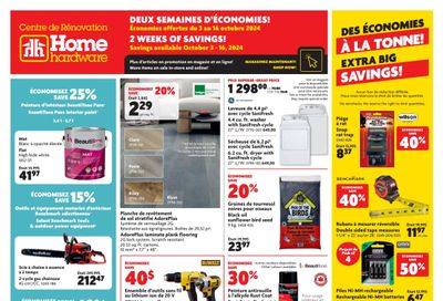 Home Hardware Building Centre (QC) Flyer October 3 to 16