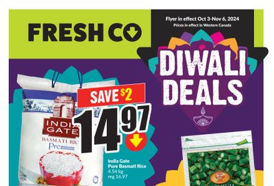 FreshCo (West) Diwali Flyer October 3 to November 6