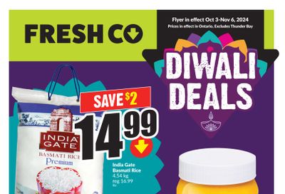 FreshCo (ON) Diwali Flyer October 3 to November 6