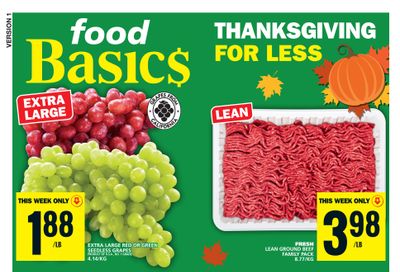 Food Basics Flyer October 3 to 9