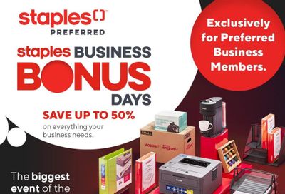 Staples Preferred Flyer October 2 to 8