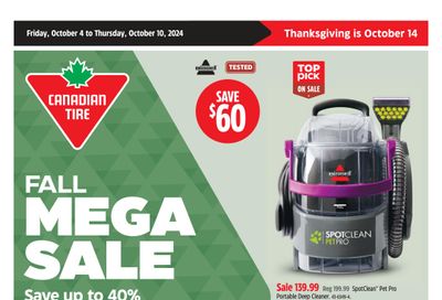 Canadian Tire (ON) Flyer October 4 to 10