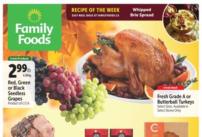 Family Foods Flyer October 3 to 9