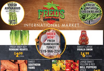 Fred's Farm Fresh Flyer October 2 to 8