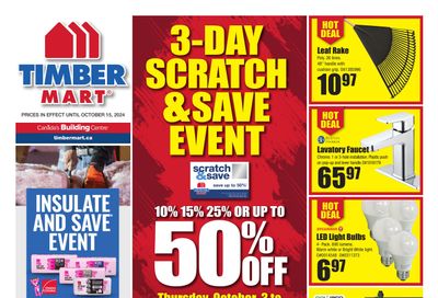 Timber Mart Flyer October 2 to 15