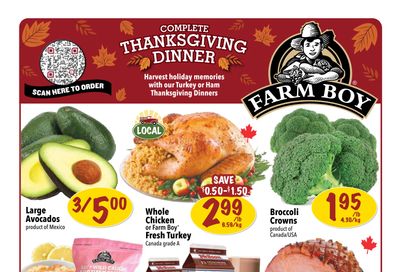 Farm Boy Flyer October 3 to 9