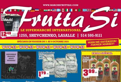 Frutta Si Flyer October 3 to 9