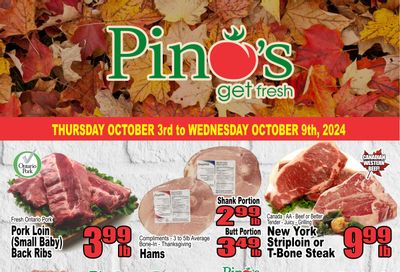 Pino's Flyer October 3 to 9