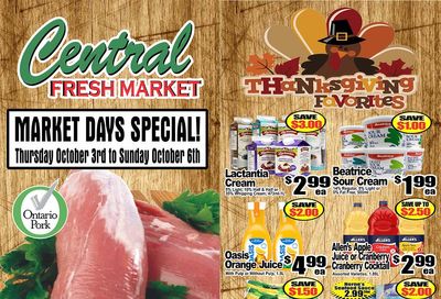 Central Fresh Market Flyer October 3 to 10