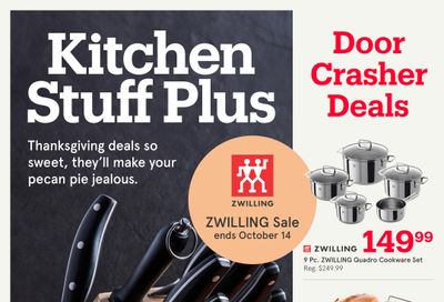 Kitchen Stuff Plus Flyer October 3 to 14