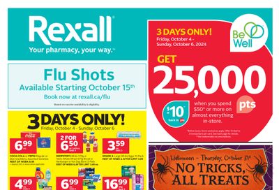 Rexall (AB, SK) Flyer October 4 to 10