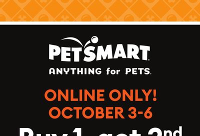 PetSmart Online Deal October 3 to 6