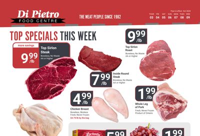 Di Pietro Food Centre Flyer October 3 to 9