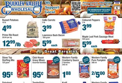 Bulkley Valley Wholesale Flyer October 3 to 16