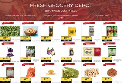 Fresh Grocery Depot Flyer October 3 to 9