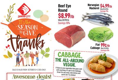 Seafood City Supermarket (West) Flyer October 3 to 9