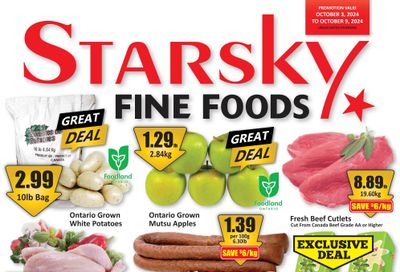 Starsky Foods Flyer October 3 to 9