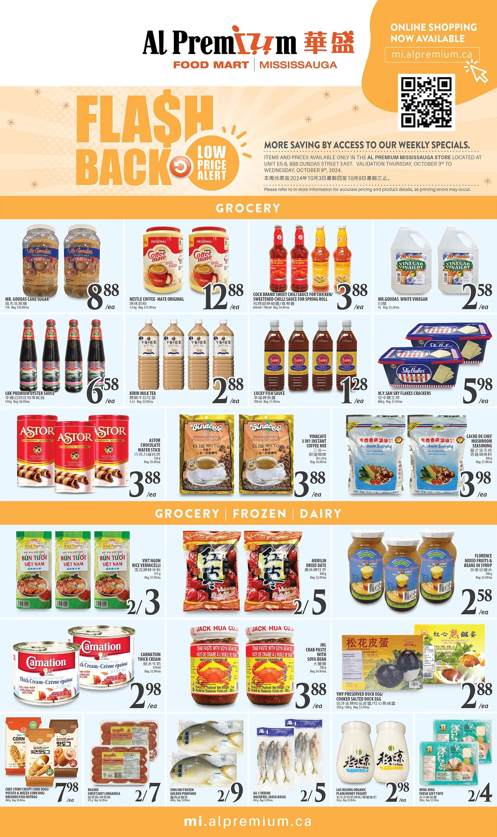 Al Premium Food Mart (Mississauga) Flyer October 3 to 9