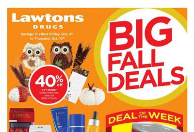 Lawtons Drugs Flyer October 4 to 10