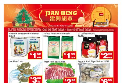 Jian Hing Supermarket (North York) Flyer October 4 to 10