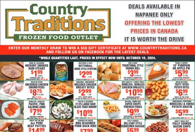 Country Traditions Flyer October 3 to 10