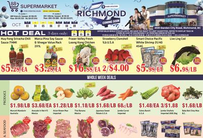 88 Supermarket Flyer October 3 to 9