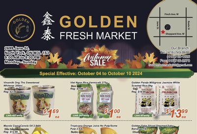 Golden Fresh Market Flyer October 4 to 10