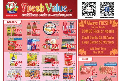 Fresh Value (Etobicoke) Flyer October 4 to 10