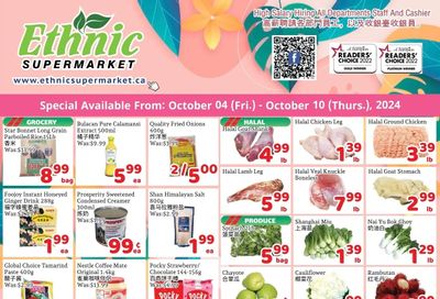 Ethnic Supermarket (Milton) Flyer October 4 to 10