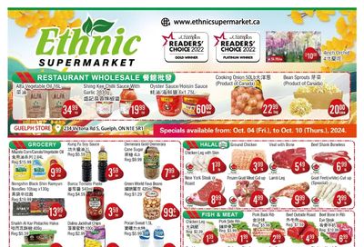 Ethnic Supermarket (Guelph) Flyer October 4 to 10