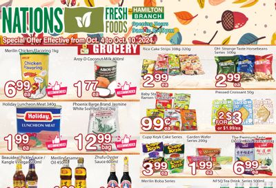 Nations Fresh Foods (Hamilton) Flyer October 4 to 10