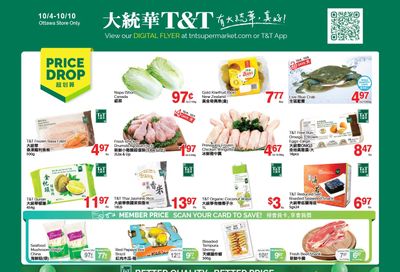 T&T Supermarket (Ottawa) Flyer October 4 to 10