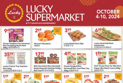 Lucky Supermarket (Edmonton) Flyer October 4 to 10