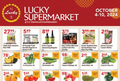 Lucky Supermarket (Calgary) Flyer October 4 to 10