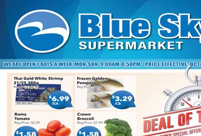 Blue Sky Supermarket (North York) Flyer October 4 to 10