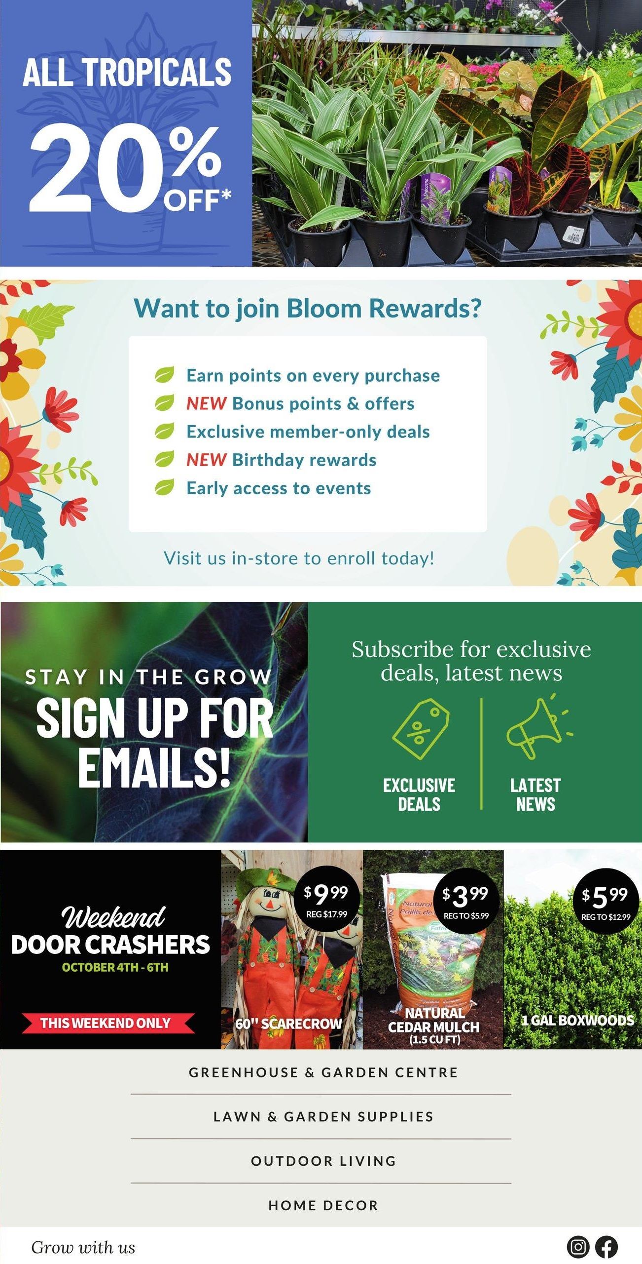 Lakeside Garden Gallery Flyer October 4 to 10